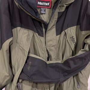 Marmot Gore-Tex Ski Shell Jacket Men’s M Green Black